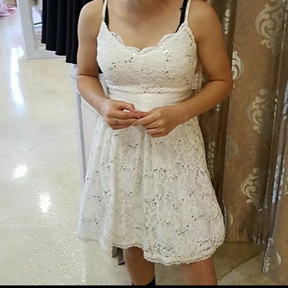 White Lace Dress